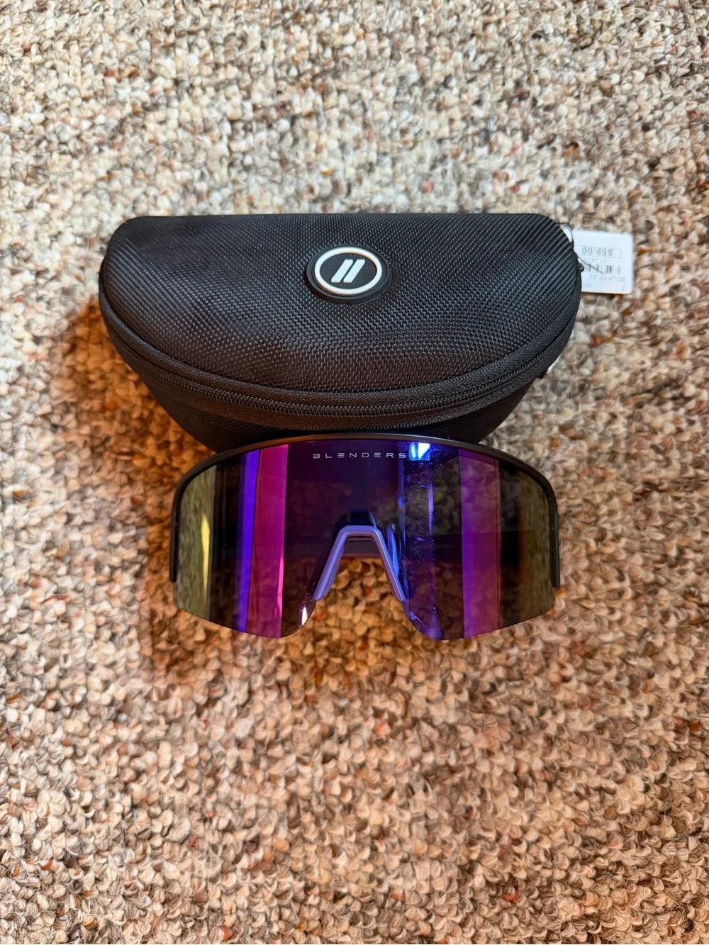 Performance Shield Sunglasses in Purple Mirror